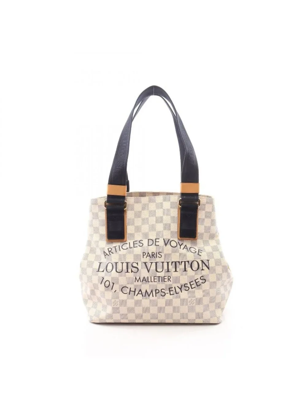 Louis Vuitton Tote Bag Plan Soleil Cabas PM Canvas Suede